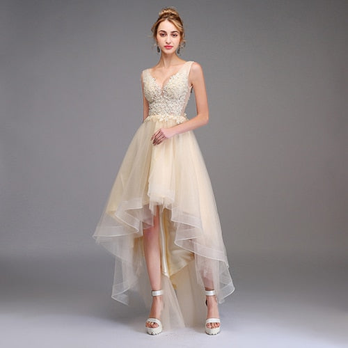 SSYFashion  New Evening Dress Sexy V-neck