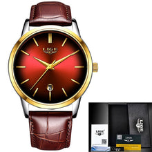 Load image into Gallery viewer, Fashion Women Quartz Watch Ladies LIGE Top Brand Luxury Women Watch Stainless Steel Waterproof Girl Dress Clock Relogio Feminino