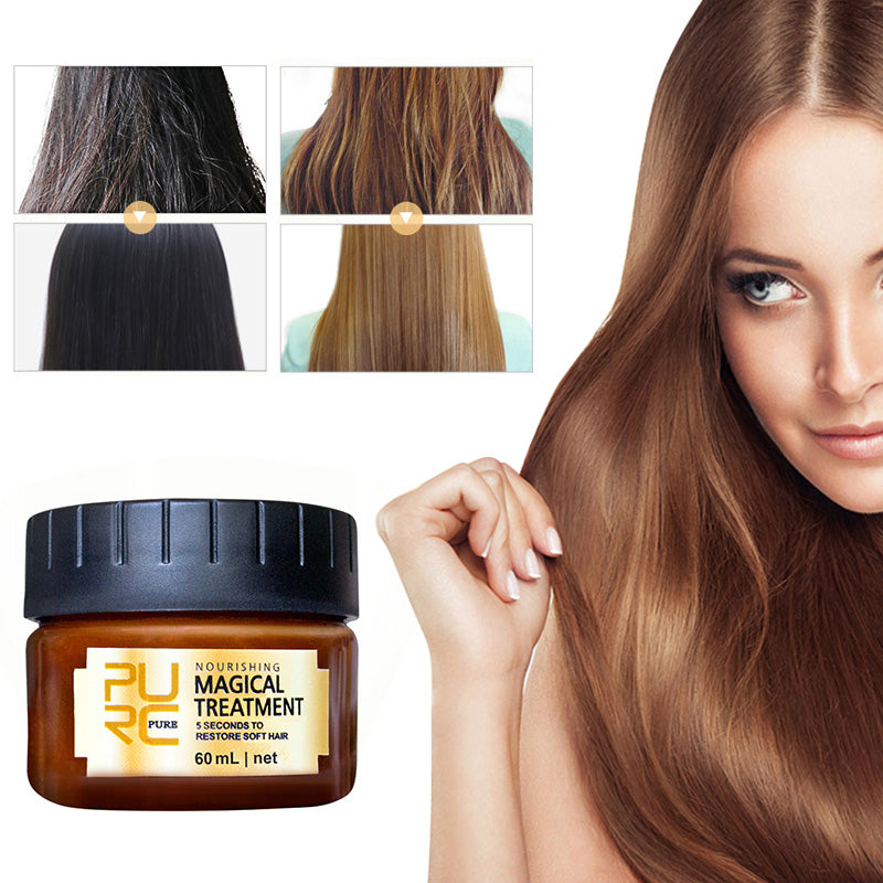 PURC Magical keratin Hair Treatment Mask 5 Seconds Repairs Damage Hair Root Hair Tonic Keratin Hair & Scalp Treatment TSLM2