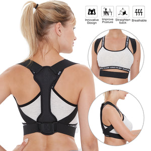 Back Posture Corrector Women Men Prevent Slouching Relieve Pain Posture Straps, Clavicle Support Brace Drop Shipping