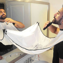 Load image into Gallery viewer, 120*78 CM  Beard and Mustache shaving apron Cape Bib for Shave with Suction Cups Attach to Mirror Hairdressing Removal Tools