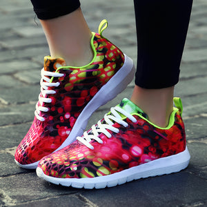 Summer Autumn New Breathable Couple Sports Shoes Women's Shoes Korean Version of the Tide Camouflage Mesh Men's Casual Shose