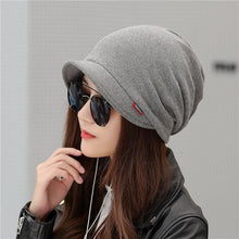 Load image into Gallery viewer, COKK Winter Hats For Women Men Unisex Turban Hat Beanie Stretch Hats Bonnet Winter Cap Ear Windproof Skullies Beanies Mask Scarf