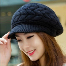 Load image into Gallery viewer, Knitted Hat Women Winter Hats for Women Ladies Beanie Girls Skullies CAPS Bonnet Femme SnapBack Warm Wool Hat sombrero mujer