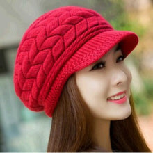 Load image into Gallery viewer, Knitted Hat Women Winter Hats for Women Ladies Beanie Girls Skullies CAPS Bonnet Femme SnapBack Warm Wool Hat sombrero mujer