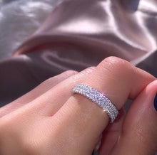 Load image into Gallery viewer, Multi-layer Cubic Zirconia Shining Rings Full Crystal Rhinestone Ring Exquisite Crystal Wedding Engagement Fashion Ring