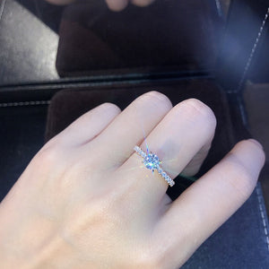 Multi-layer Cubic Zirconia Shining Rings Full Crystal Rhinestone Ring Exquisite Crystal Wedding Engagement Fashion Ring