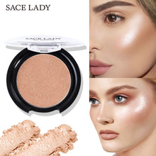 Load image into Gallery viewer, SACE LADY Highlighter Powder 6 Colors Face Iluminator Makeup Professional Glitter Palette Make Up Glow Kit Brighten Cosmetic