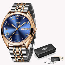 Load image into Gallery viewer, 2019 LIGE New Rose Gold Women Watch Business Quartz Watch Ladies Top Brand Luxury Female Wrist Watch Girl Clock Relogio Feminin